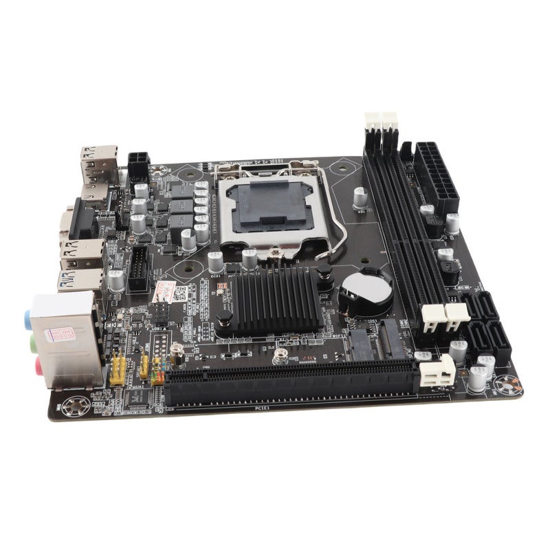 فوكس كون اللوحة الأم LGA1155 لسطح المكتب، فتحة ذاكرة DDR3، طاقة متعددة المراحل - شبكة 100M، إخراج فيديو عالي الدقة، لوحة أم للحاسوب للألعاب - Image 2