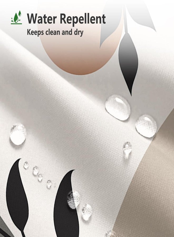 MEHOFOND Boho Shower Curtains for Bathroom Bohemia Abstract Minimalist Shower Curtain Mid Century Shower Curtain Bathroom Decor Durable Waterproof Fabric Shower Curtain 72x72 in - Image 3