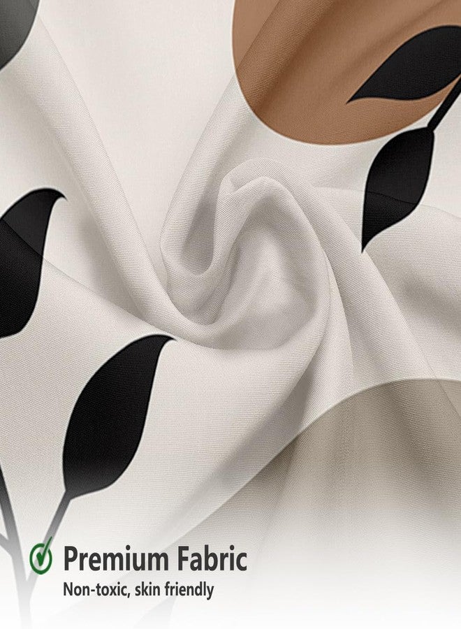 MEHOFOND Boho Shower Curtains for Bathroom Bohemia Abstract Minimalist Shower Curtain Mid Century Shower Curtain Bathroom Decor Durable Waterproof Fabric Shower Curtain 72x72 in - Image 4