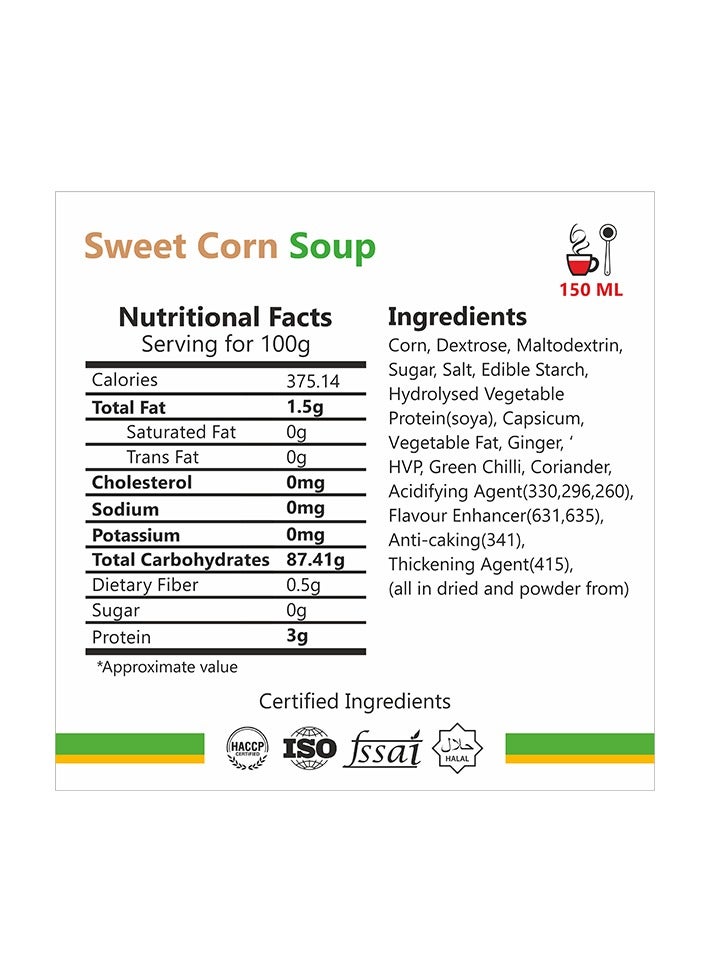 Verirare Oruspoon Instant Healthy Sweet Corn Soup  - Image 3