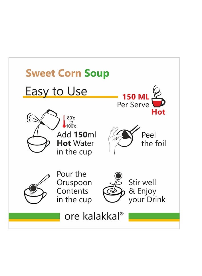 Verirare Oruspoon Instant Healthy Sweet Corn Soup  - Image 4