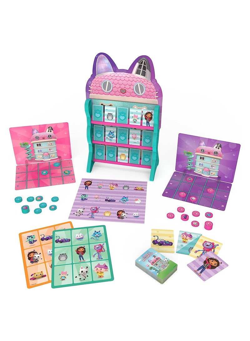 Spin Master Games Gabby's Doll House Cards Board 8 Games Under 1 Roof  - Image 1