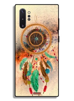 Tolwak Samsung Galaxy Note 10 Plus 5G Protective Case Cover Mandala Hanging Feathers  - Image 2