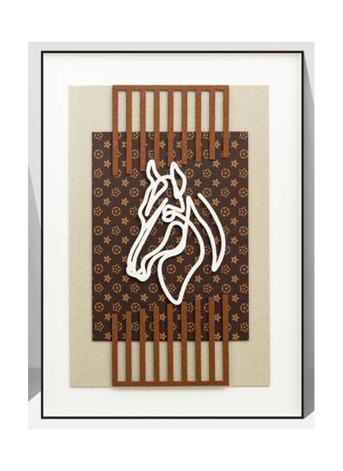 ENMAC Premium 3D Frame Wall Art Modern Decorative Display for Collectors Enthusiasts and Home Decoration Accents 
