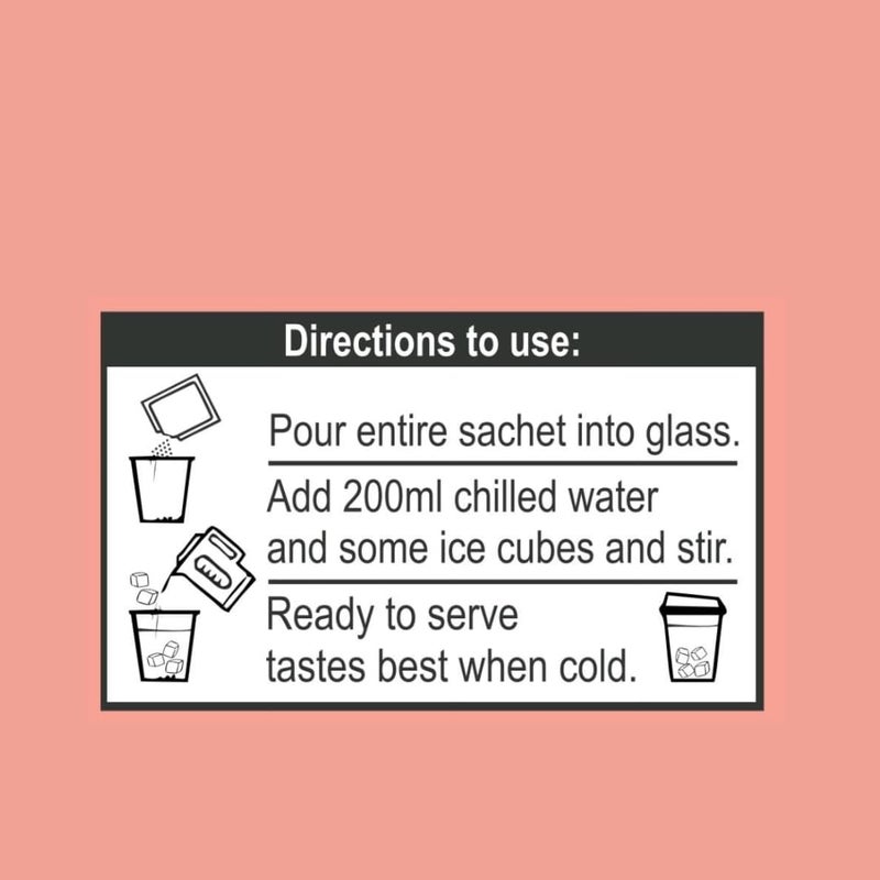 FRESKIM Peach Ice Tea Premix I Peach Ice Tea Sachet I Just Added Chilled Water I 10 Nos. I 300 GM (30gm*10 sachet) - Image 5