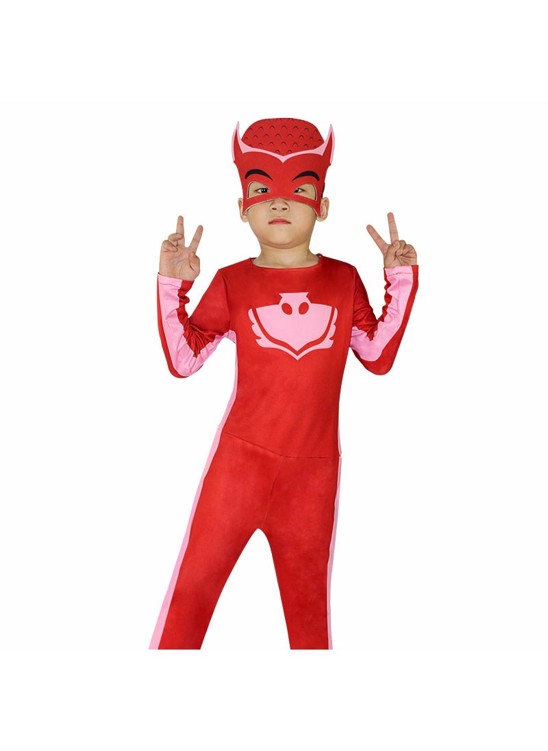 Generic - Kids Superhero Pajama Cosplay Onesie for Halloween Green - Image 1