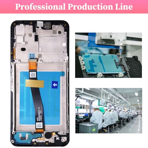 FOOBONG for Samsung Galaxy A22 5G Screen Replacement with Frame with Ear Speaker Side Volume Button Vibration Motor A226B A226BR Touch Display Incell LCD Digitizer with Repair Kits - Image 5