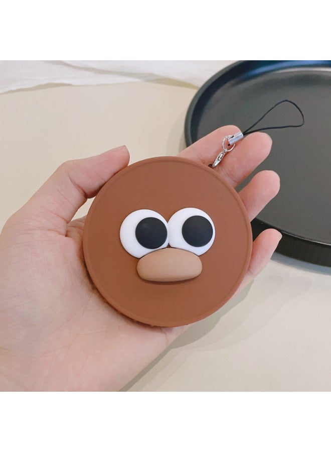 Suitable For Fuji Polonoid Instax Mini 40 Special Polonoid Silicone Lens Cover Portable Camera Cover-color:mini40-brown Lid Coffee Big Nose  - Image 1