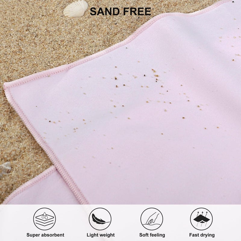 Rainleaf Microfiber Towel Perfect Travel & Gym & Camping Towel. Quick Dry - Super Absorbent - Ultra Compact - Lightweight. Suitable for Trip, Beach, Shower, Backpacking, Pool - Image 5