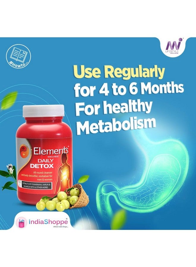 Elements wellness Elements Wellness Daily Detox 60 Capsules, Elements Wellness, Daily Detox  - Image 4
