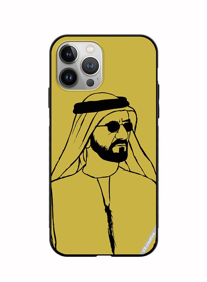VR CREATIVE Protective Case Cover For Apple iPhone 12 Pro Max Sheikh Mohammed Bin Rashid Al Maktoum Design Multicolour - Image 1