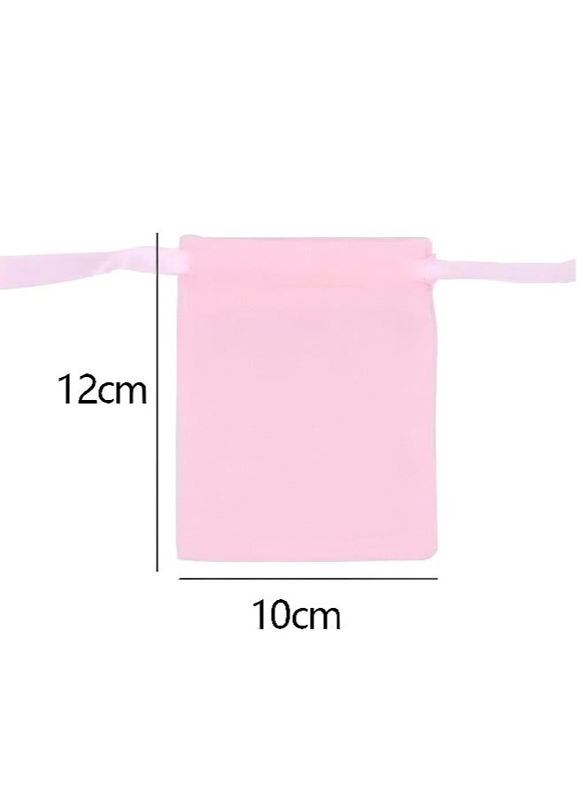 Generic Pink jewelry bag, velvet jewelry bag, drawstring bag, ring, earring, necklace and jewelry storage  - Image 4