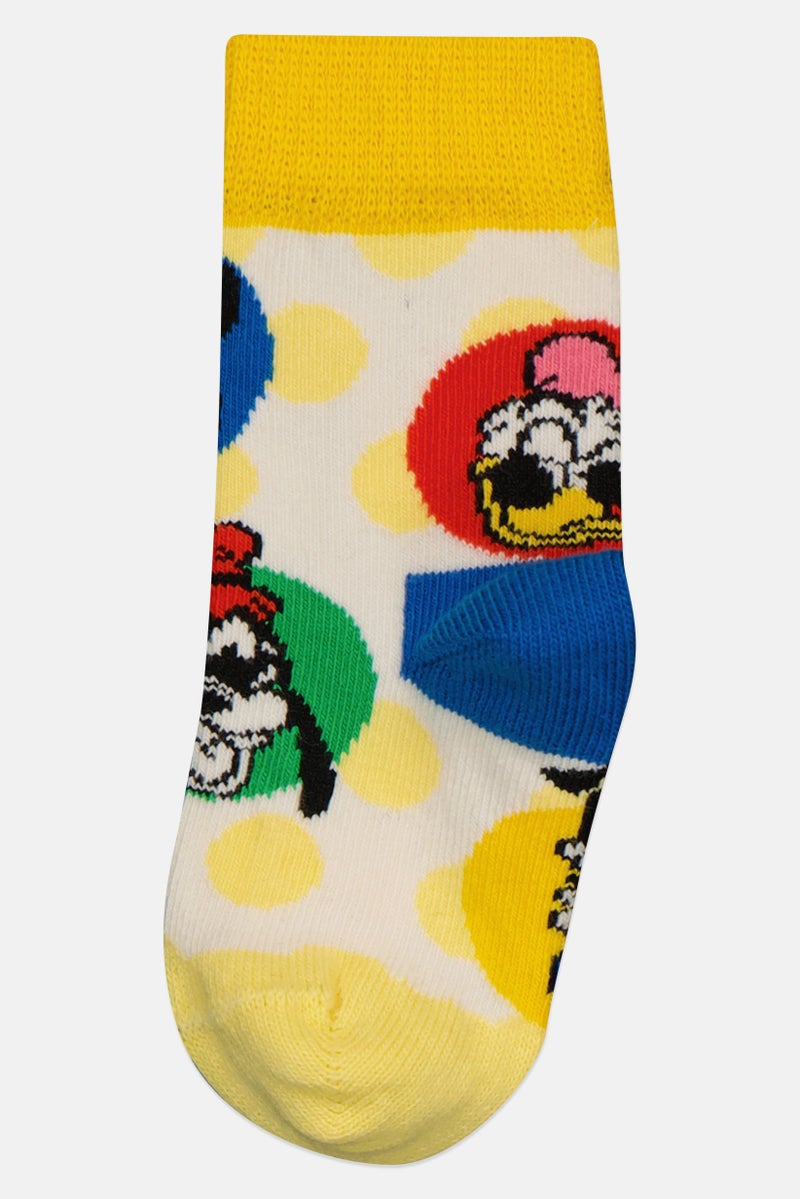 Happy Socks x Disney Toddlers Boy 1 Pair Allover Print Socks, Multicolor - Image 1