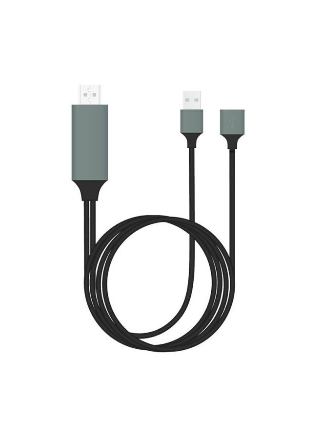 نيوترل كابل شاشة عالمي من نوع سي إلى إتش دي إم آي، متوافق مع أبل وأندرويد وهواوي، كابل نقل الشاشة عبر يو إس بي، كابل محول بدقة 1080، كابل شاشة موحد - Image 1