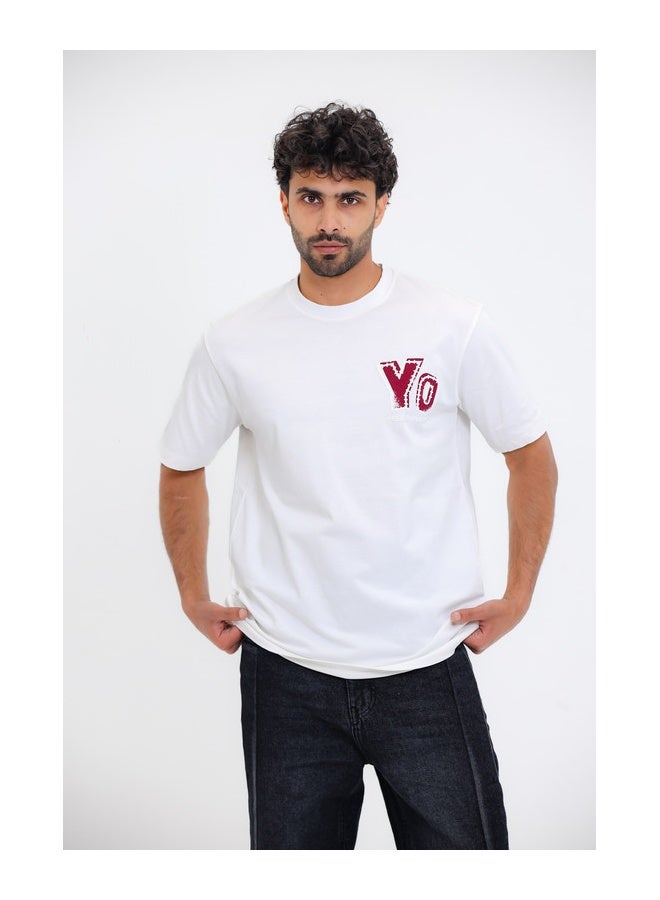 WHITE RABBIT Comfy Round Neck T-shirt - Image 1