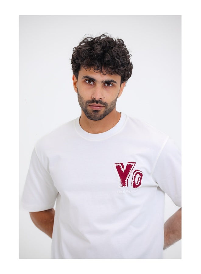 WHITE RABBIT Comfy Round Neck T-shirt - Image 4