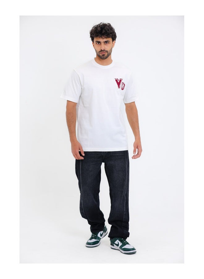 WHITE RABBIT Comfy Round Neck T-shirt - Image 5