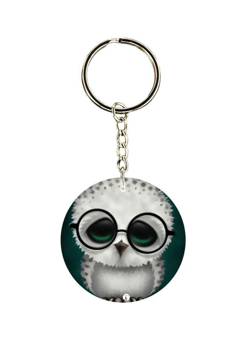 Owl Printed Keychain