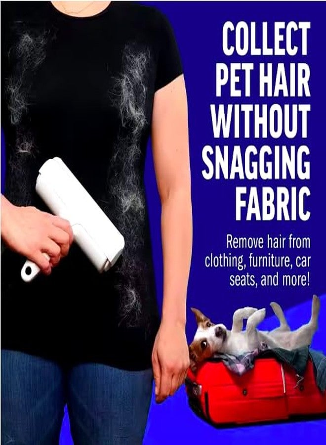 Reusable Pet Hair Removal Brush, Self-Cleaning Base, for Clothes and Furniture, Pet Lint Roller Remover - Image 4