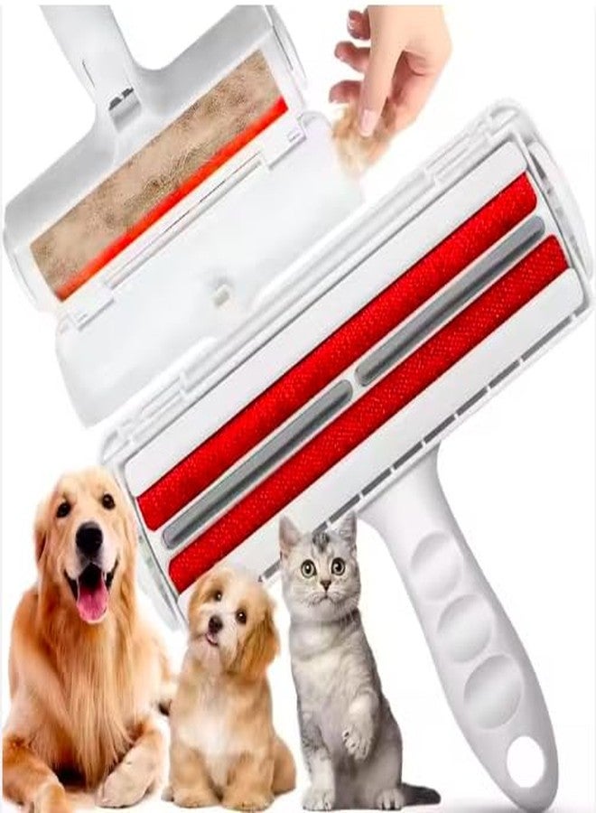 Reusable Pet Hair Removal Brush, Self-Cleaning Base, for Clothes and Furniture, Pet Lint Roller Remover - Image 5