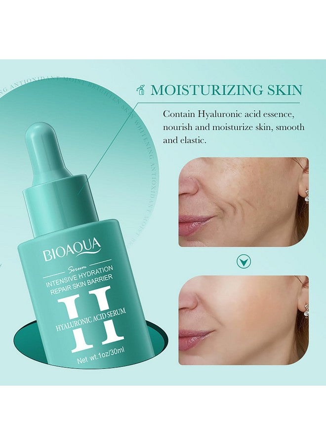 بيو أكوا مصل حمض الهيالورونيك لترطيب الوجه وإصلاح البشرة وترطيبها ومضاد للتجاعيد والعناية بالوجه 30 مل / 1 أونصة - Image 2