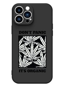 Protective Slim Fit Case Liquid Silicone Cover with Full Body Protection Anti-Scratch Shockproof Case For iPhone 14 Pro Max Black  - Dont rush the Process good things take time