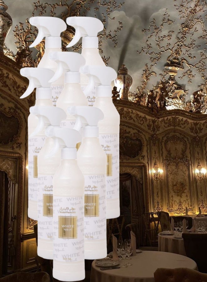 Banafa 8 Pieces White Oud House Freshener 500ML - Image 1