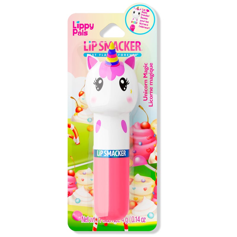 Lip Smacker Lippy Pals Unicorn, Flavored Moisturizing & Smoothing Soft Shine Lip Balm, Hydrating & Protecting Fun Tasty Flavors, Cruelty-Free & Vegan - Unicorn Magic - Image 1