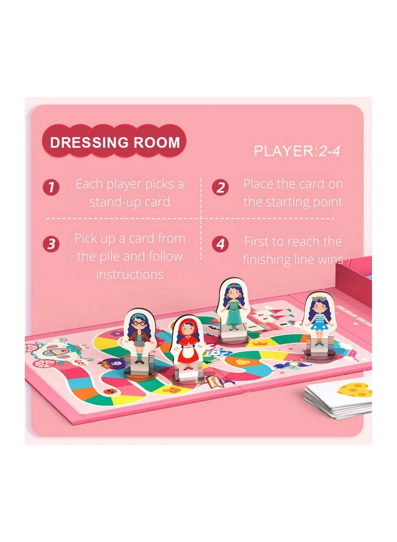 MiDeer Sweet Girl Magnetic Playset - Creative & Educational Toy for Ages 3+, Shape & Color Learning Game, 22x30x13cm - Image 4