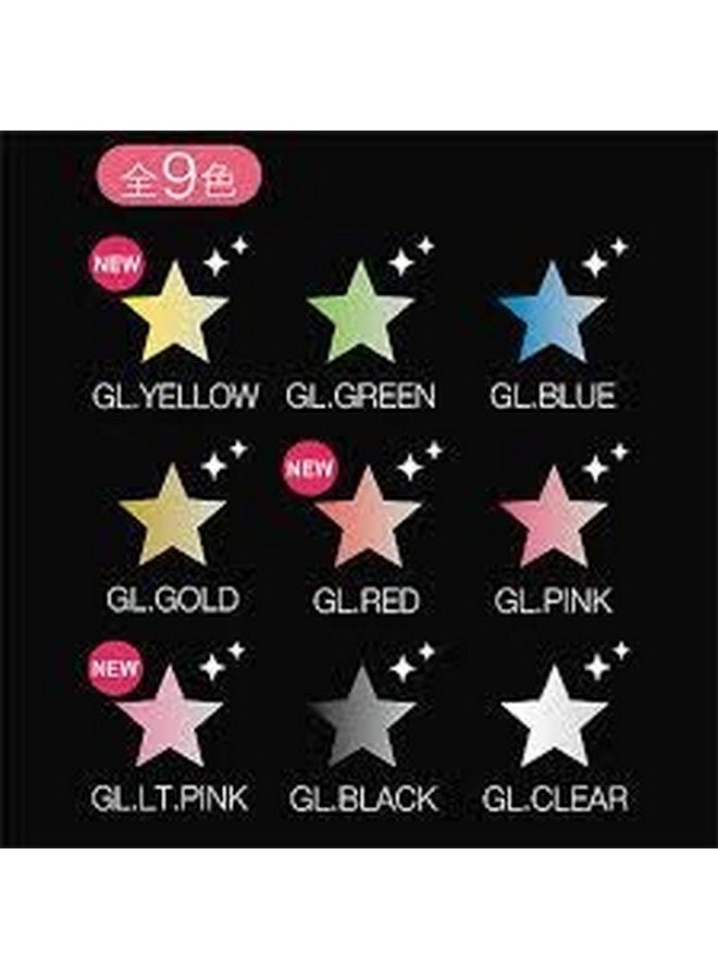 Kuretake Zig Wink Of Stella Brush(No010 Glitter Black) & (No101 Glitter Gold) & (No999 Glitter Clear) Color 3Pcs Value Set - Image 2