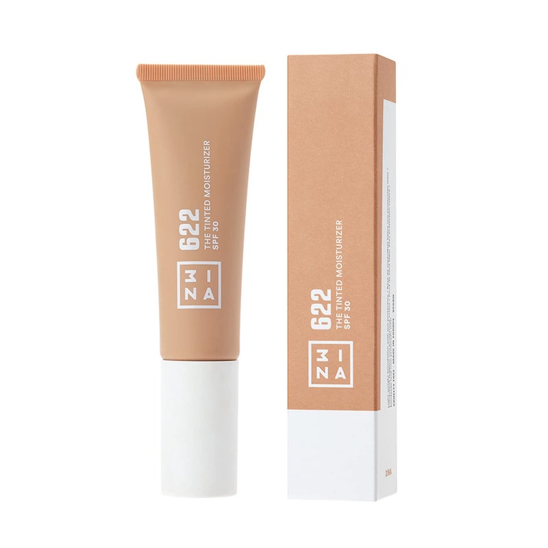 3INA The Tinted Moisturizer SPF 30 â€“ Tinted Face Moisturizer for Women with Hyaluronic Acid â€“ Light to Medium Coverage Foundation â€“ 622 â€“ 1.01 oz - Image 2