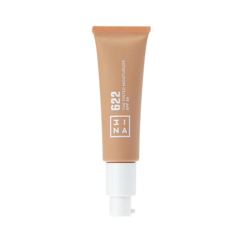 3INA The Tinted Moisturizer SPF 30 â€“ Tinted Face Moisturizer for Women with Hyaluronic Acid â€“ Light to Medium Coverage Foundation â€“ 622 â€“ 1.01 oz - Image 1