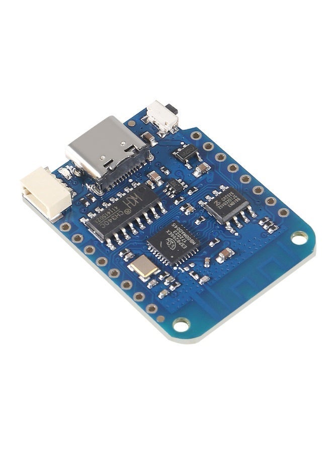 لوحة تطوير واي فاي D1 ميني، وحدة ESP8266 ESP-12F NodeMcu Mini D1، لوحة تطوير إنترنت واي فاي WLAN من WeMos Lua Bytes مع دبوس، لأردوينو، منفذ USB من النوع C (قطعة واحدة)
