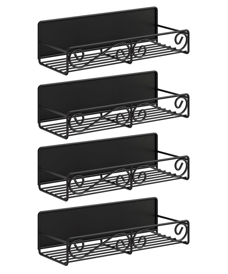 Hoopoton 4 Pack Magnetic Spice Rack for Refrigerator - Image 1