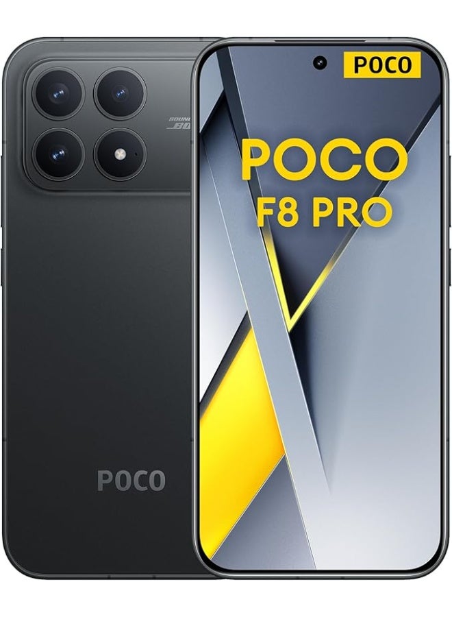 POCO F8 Pro Dual SIM 5G Black 12GB RAM 512GB - Global Version - Image 1