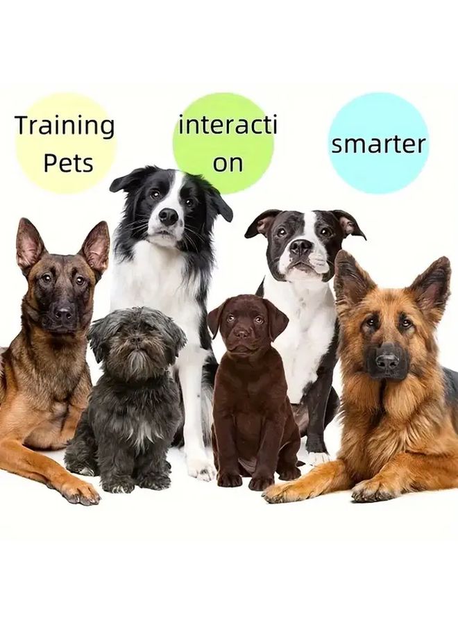 Pink Dog Button Recorder Interactive Pet Communication Training Toy Recordable - Image 5