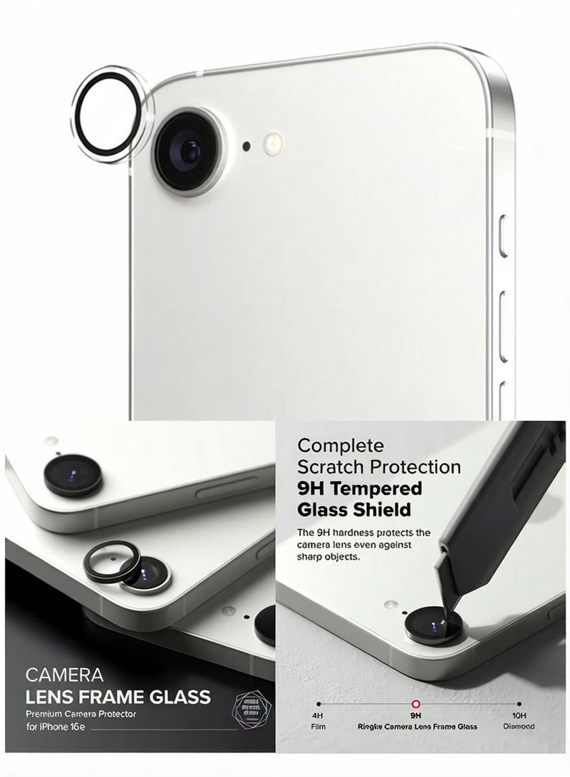 مستقبل نوفا مجموعة حماية 2 في 1 لهواتف آيفون 17e/16e من آبل - واقي شاشة زجاجي مضاد للتجسس وحماية عدسة الكاميرا، تغطية كاملة ممتازة، شفافية عالية، مقاوم للانفجار، سهل التركيب - Image 5