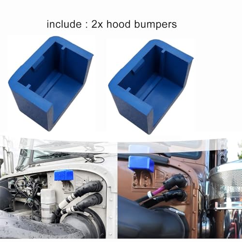 koxuyim Hood Rest Bumper Bushing x 2, Hood Energy Channel Slide Suspension Poly fit for Peterbilt 379 389 388 386 385 384 378 377 367 365 357 335 330 Replaces 13-04711 30.4016 HM75-65711 M13353 M13353UB - Image 3