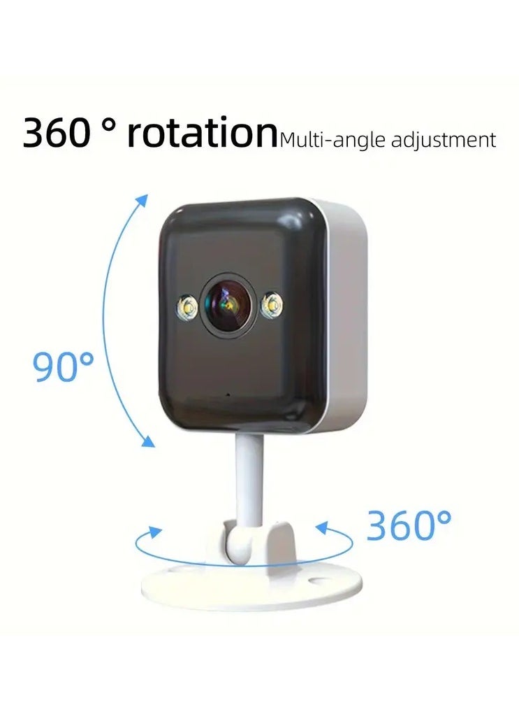 Generic - A High Resolution 1080 Pixel Wireless Surveillance Camera That Works And Controls It From Your Smartphone And Monitors What You Want Remotely live And Without Interruption It Also Features Two Way Audio You Talk To The Other Party And listen To It In Two Way Conversations Notifications Are Alerted On Your Phone When Motion Is Detected Or The Audio Is A Night Narration In Color Not Black And White The Storage Method Is Via An SD Card (not included with the camera) Or Cloud Storage Connection Is Via Wi-Fi Only 2.4 GB It Does Not Support 5G Its Presence Is Important For The Safety And Protection Of The Home From Dangers And Monitoring Of Children And Pets Inside The Home Or Outside In The Garden Or Pool - Image 1