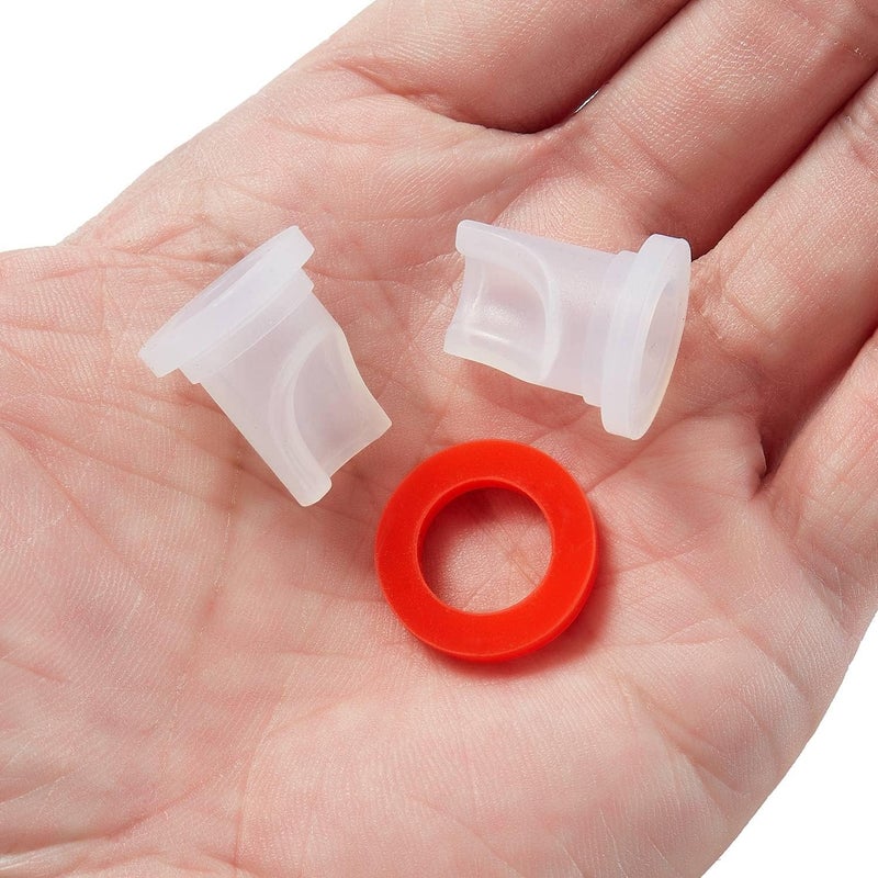 LitKiwi 5PCS Beer Keg Coupler Check Valve & 5PCS Beer Washer Gaskets,Gas Check Valves Beer Keg Coupler Accessories Kit for Sankey Couplers D Type Coupler Replacement - Image 4
