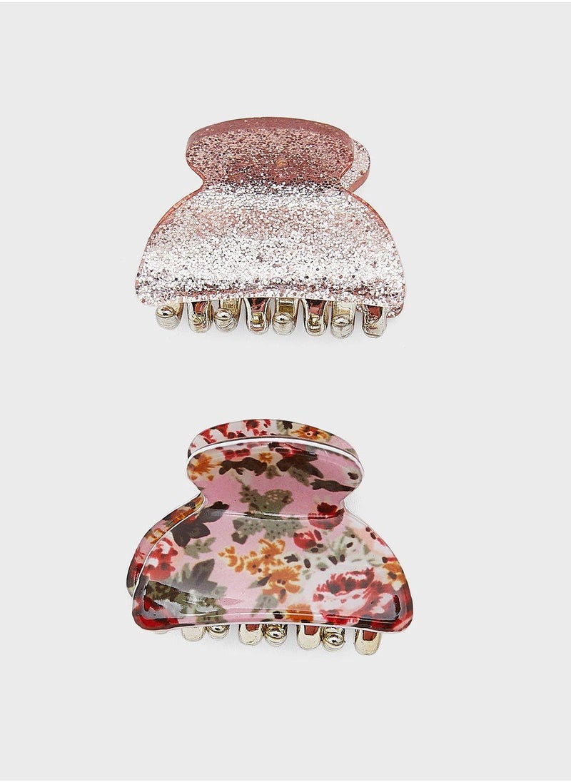 Claires Kids 2 Pack Hair Claw  - Image 1