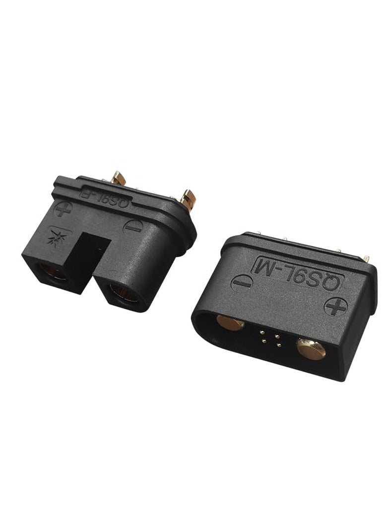 180 Amp High Current Quick Connector, Anti-Spark Connector 6-10 Gauge Quick Connect/Disconnect Battery Terminal for Golf E-Bike RV Winches Lifts Motor- 2 Pcs Qs9L - Image 1