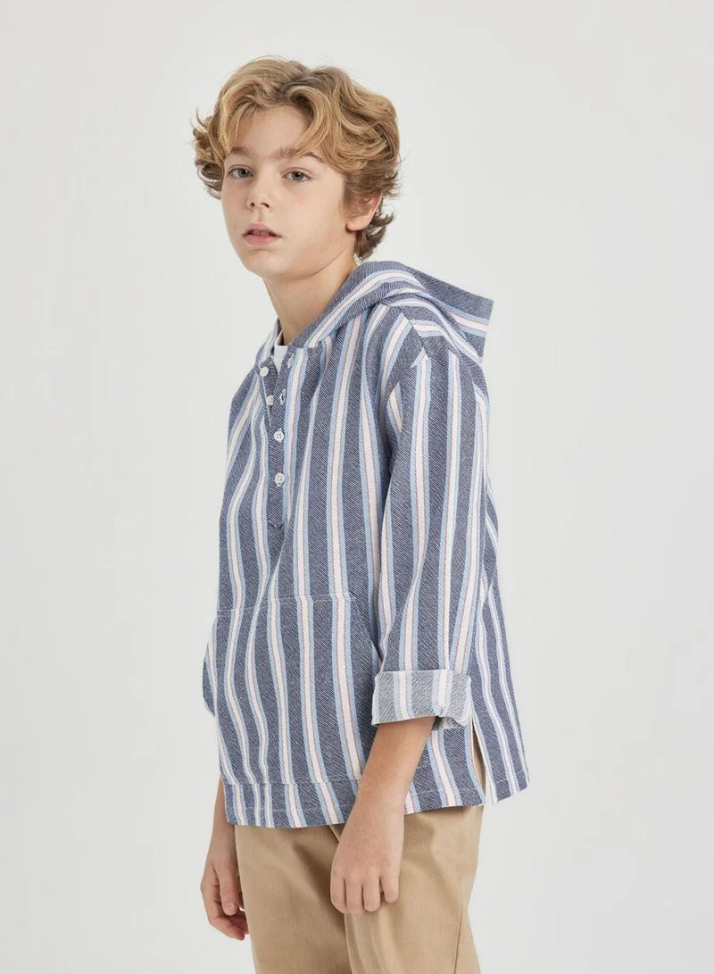 DeFacto  Regular Fit Long Sleeve Shirt for Men | Best Price UAE