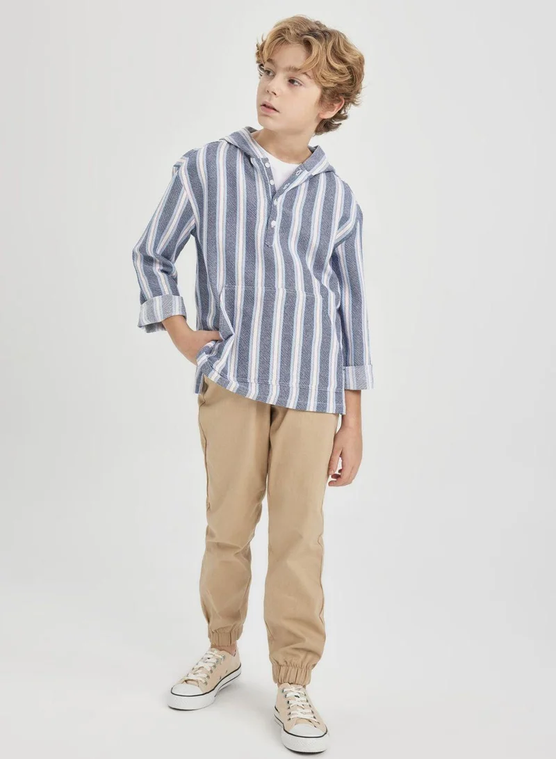 DeFacto  Regular Fit Long Sleeve Shirt for Men | Best Price UAE