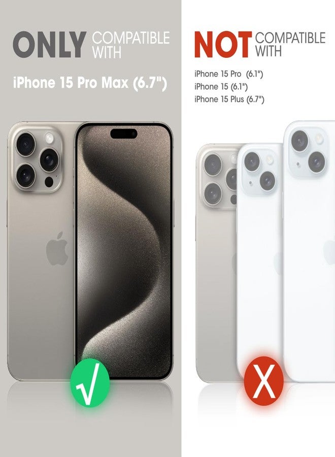 SUPCASE Unicorn Beetle Pro Mag Case for iPhone 15 Pro Max 6.7", Compatible with MagSafe Full Body Rugged Case with Built-in Screen Protector & Kickstand & Belt-Clip (Black) - Image 2