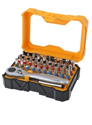 Precision Ratchet Screwdriver Set, 32-piece Ratchet Screwdriver Kit, Precision Screwdriver With Bits, Compact Ratchet Screwdriver Set, Screwdriver Tools Repair Tool Kits for Small Spaces - pzsku/ZB0D7D47217EA0CDCA204Z/45/_/1715850415/ac6120bb-9856-4df9-8dac-71eb6e791629