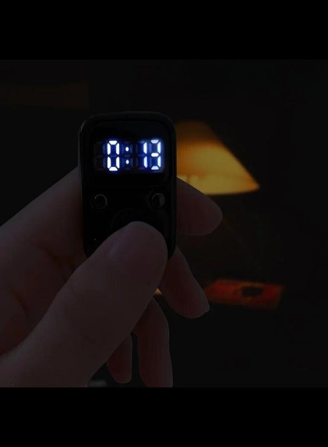 عداد إلكتروني صغير مكون من 4 أرقام مع شاشة LCD أداة العد اليدوي لتخفيف التوتر للدين الإسلامي - Image 3