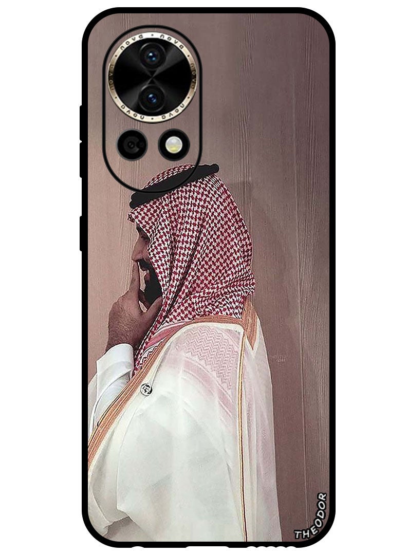 Theodor Protective Case Anti Scratch Shock Proof Bumper Cover For Huawei Nova 12 Pro Mbs smile - Image 1