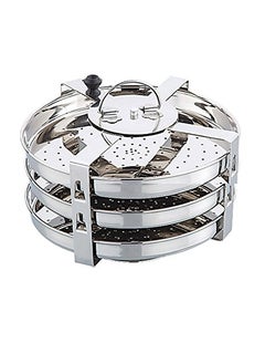 Expresso Expresso Thatte/Plate/Dhokla Stand Stainless Steel 9 Idli (3 Plates) 
