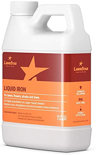 LawnStar Liquid Iron (32 OZ) for Plants - Multi-Purpose, Suitable for Lawn, Flowers, Shrubs, Trees - Treats Iron Deficiency, Root Damage & Color Distortion – EDTA-Free, American Made - Image 3